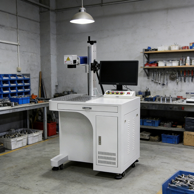 Industrial Laser Engraver For Metal - Fiber Laser Marking Machine 50W CNC