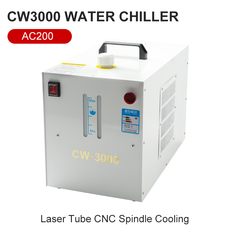 Laser Chiller Water Cooler - Industrial Chiller CW-3000 9L Laser Engraving