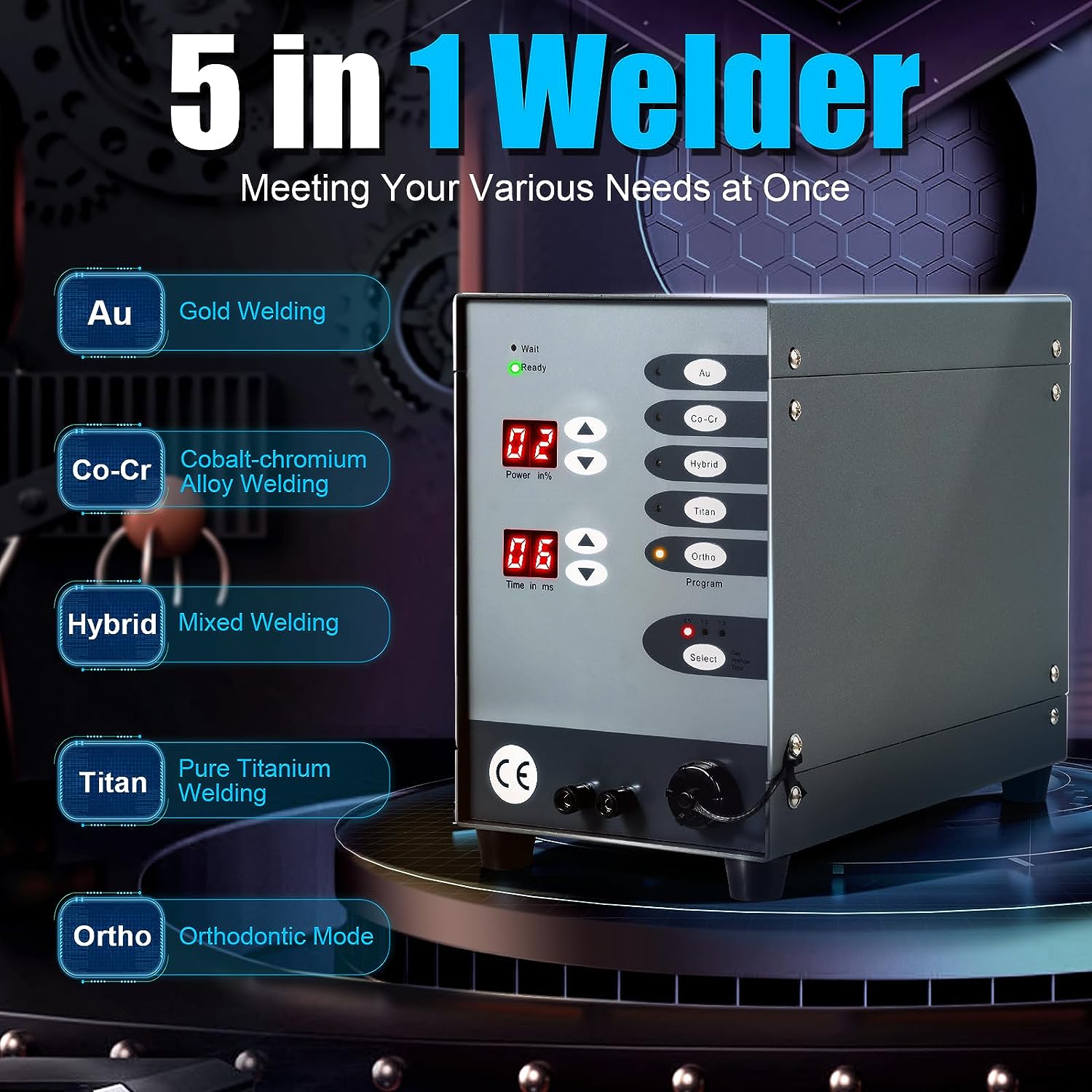 Industrial Laser Engraver For Metal - Spot Laser Welder Automatic Numerical Control