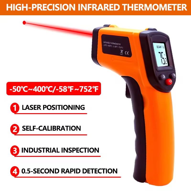 Industrial Laser Uses - Handheld Infrared Thermometer Temperature Gun Non-Contact