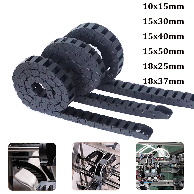 10x15mm 15x30mm 15x50mm 18x25m - đánh giá và giá Drag Chain Cnc