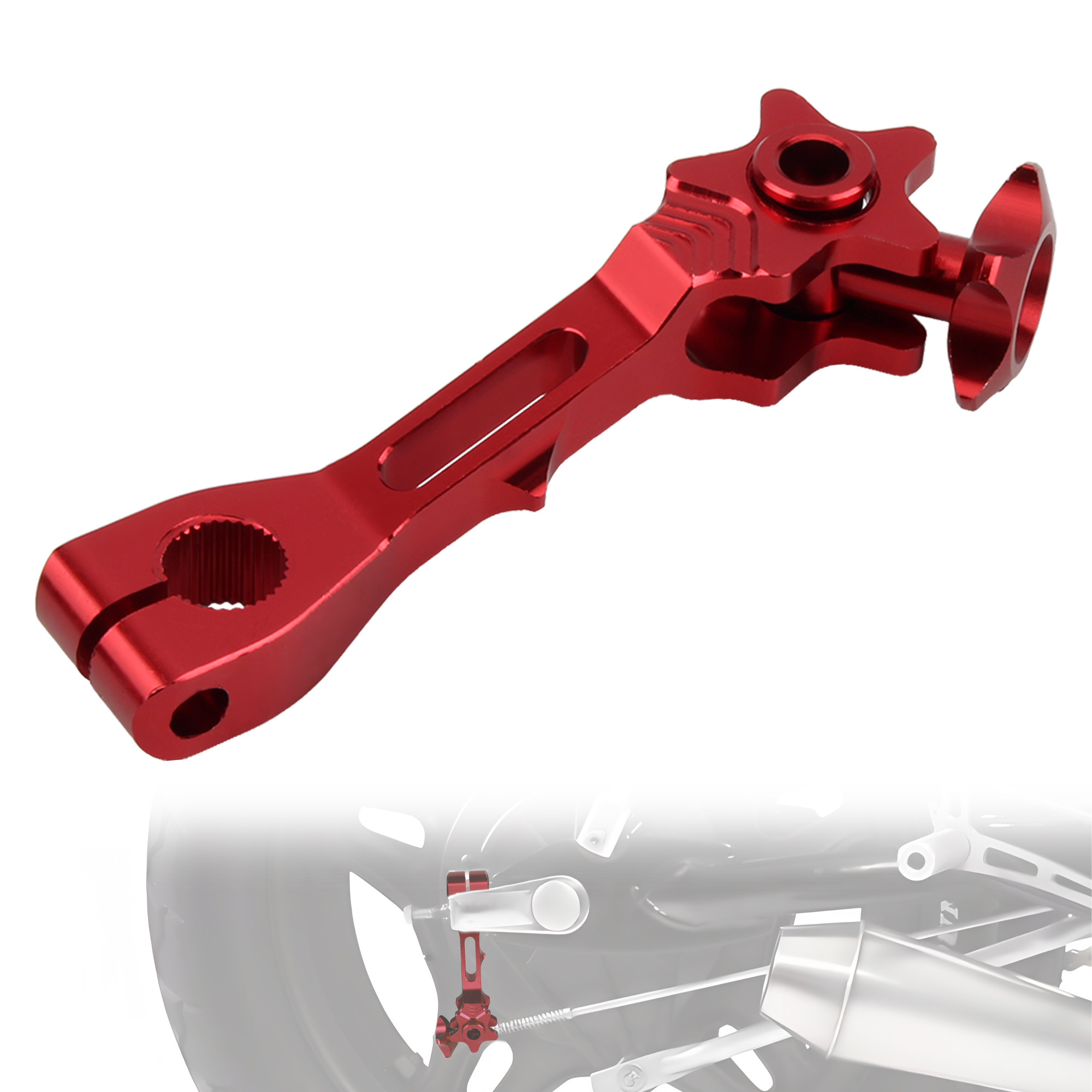 Motorcycle Rear Brake Rocker A - đánh giá và giá Drag Chain Cnc