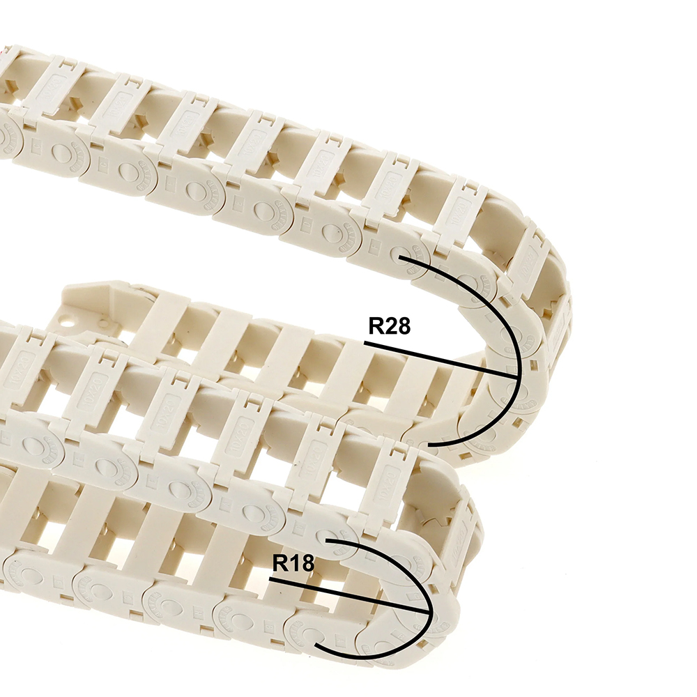 Kande PA66 White Open Type Dra - đánh giá và giá Drag Chain Cnc