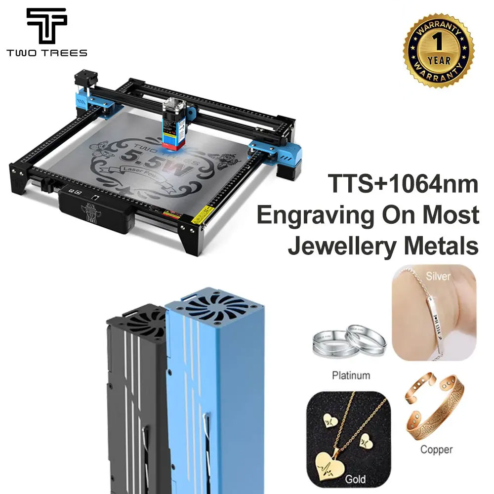 TWOTREES TTS-55 Laser Khắc Wif - đánh giá và giá Industrial Laser Cutting Machine