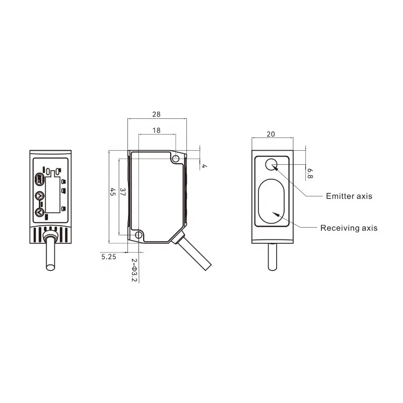 2026 AKUSENSE MLD25 Optical In - đánh giá và giá Industrial Laser Displacement Sensor
