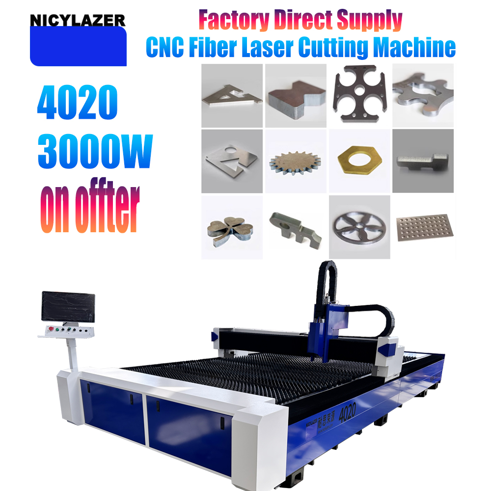 NICYLAZER CNC 3000W 4020 Fiber - đánh giá và giá Industrial Fiber Laser Cutting Machine