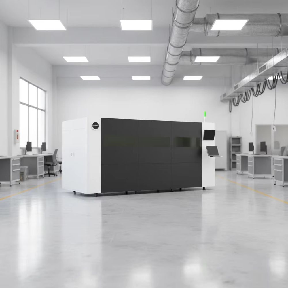 3000W CNC Full Cover Single-pl - đánh giá và giá Industrial Fiber Laser Cutting Machine