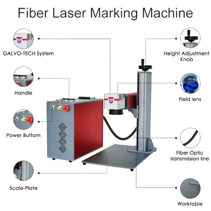 Mini Split Portable High Power - đánh giá và giá Industrial Laser Engraver For Metal