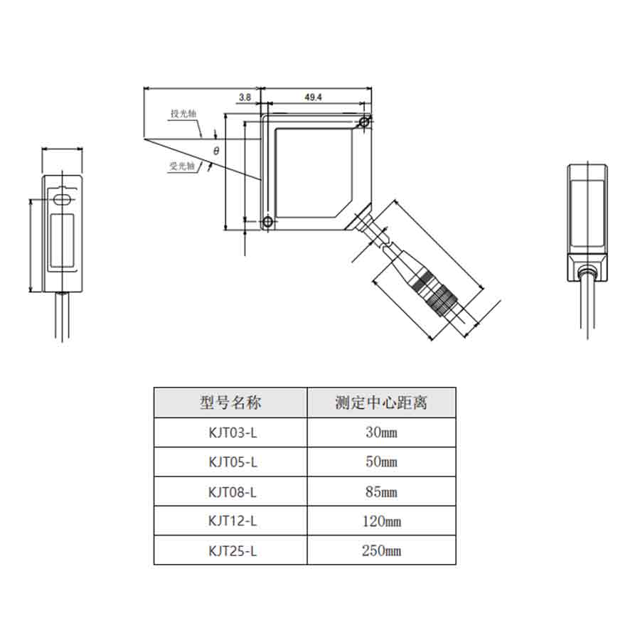 NEW2026 KJT Industrial Laser M - đánh giá và giá Industrial Laser Displacement Sensor