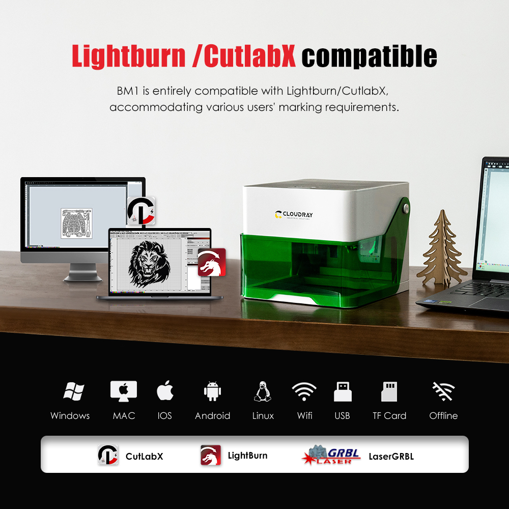Cloudray 5000mw CNC Mini Laser - đánh giá và giá Industrial Laser Tool