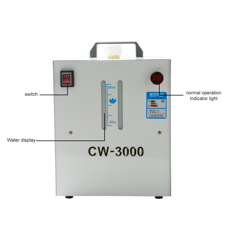 Industrial Chiller CW-3000 9L  - đánh giá và giá Laser Chiller Water Cooler