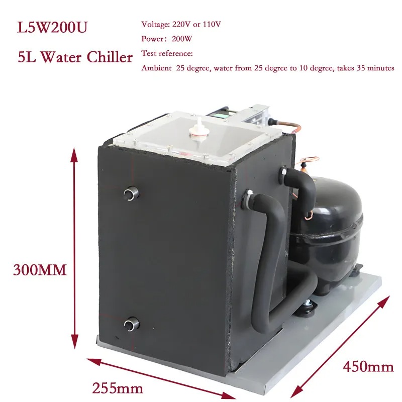 5L Chiller Compressor - Oxygen - đánh giá và giá Laser Chiller Water Cooler