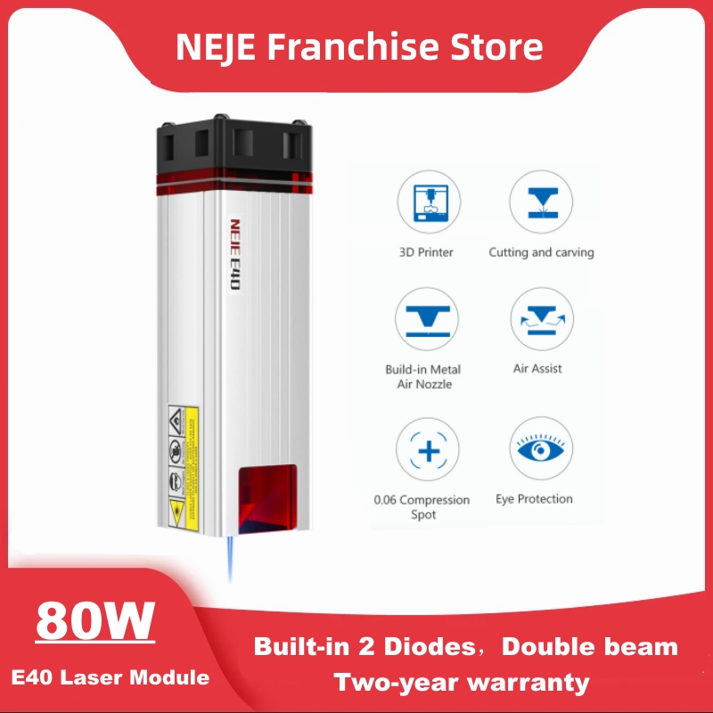 NEJE 80W Laser Module Kit Fixe - đánh giá và giá Industrial Laser Tool