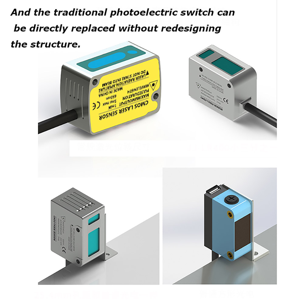 0.1mm Accuracy Non‑Contact Las - đánh giá và giá Industrial Laser Displacement Sensor